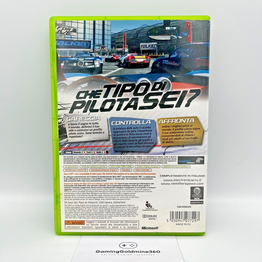 Need for Speed Shift Xbox 360 Italiano PAL Completo EA Microsoft Xbox360 