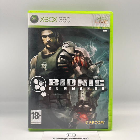 Bionic Commando Xbox 360 Italiano Completo con Manuale Capcom Microsoft OTTIMO