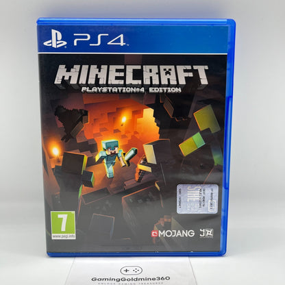 MINECRAFT PlayStation 4 Edition ITALIANO Completo PAL Mojang Sony PS4 COME NUOVO