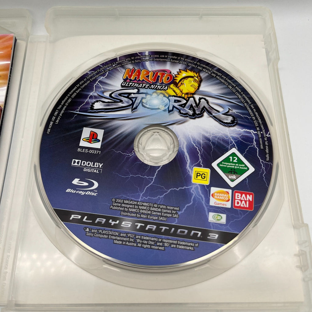 NARUTO SHIPPUDEN Ultimate Ninja Storm 1+2+3 BUNDLE PS3 Italiano Completi PAL