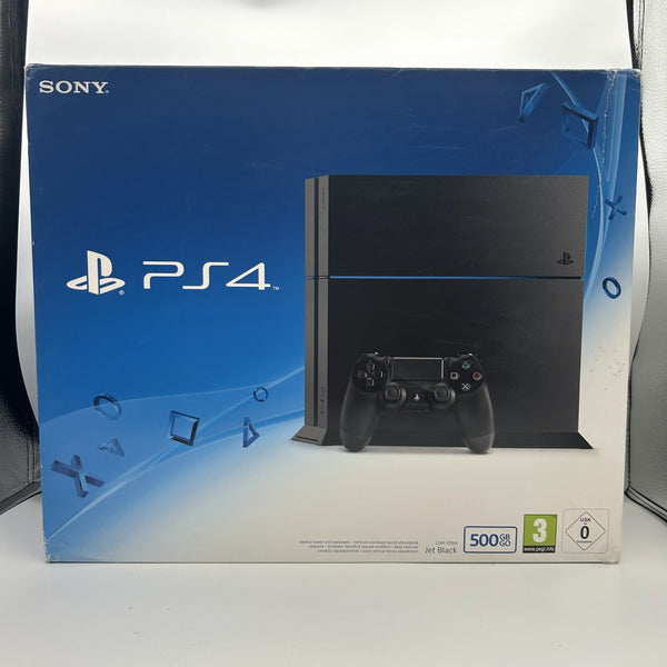 PlayStation 4 500GB Jet Black – Boxata, corredo completo