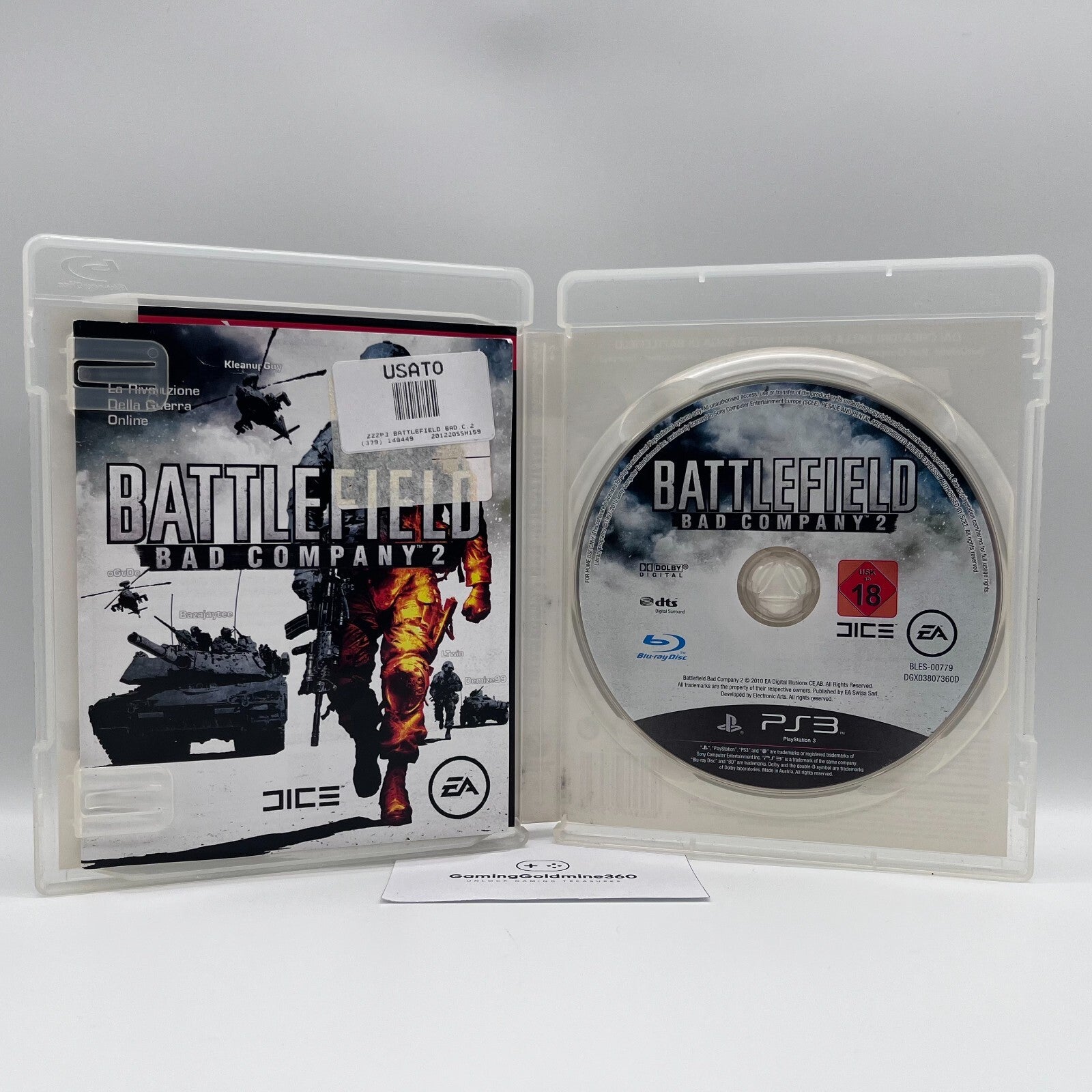 BATTLEFIELD Collection PS3 Italiano Completi PAL EA Sony PlayStation 3 OTTIMI