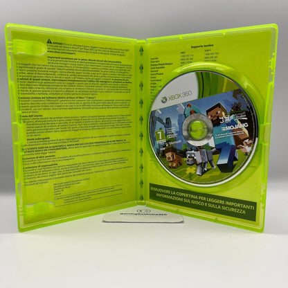MINECRAFT Xbox 360 Edition Italiano Completo PAL Mojang Microsoft Xbox360 OTTIMO