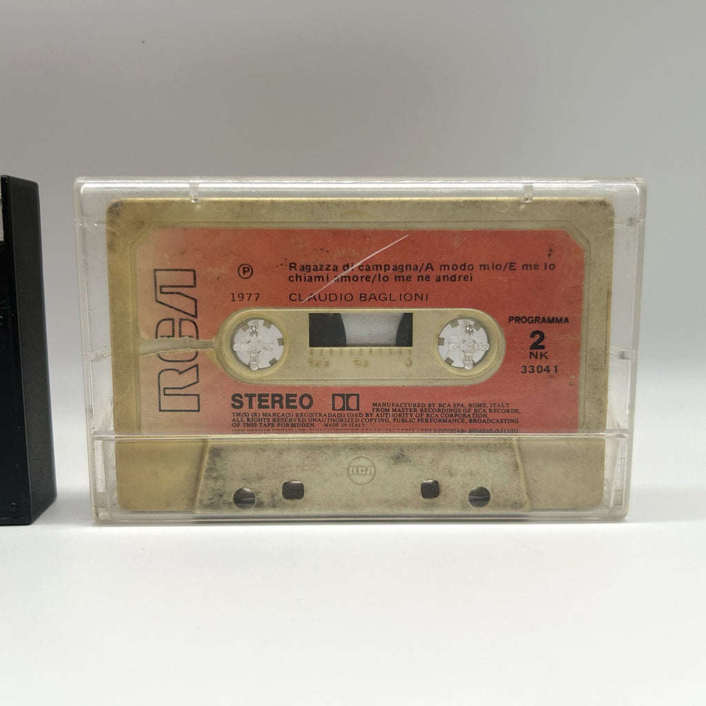Claudio Baglioni Lotto 2 Musicassette MC Oltre CBS 1990 e RCA Anni 70 Testate