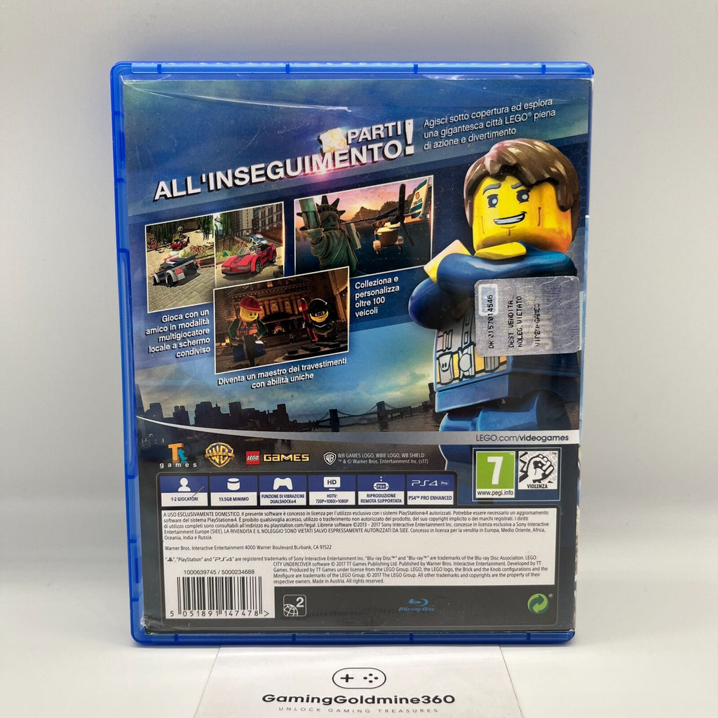 Lego City Undercover PS4 Italiano Completo con Manuale WB Sony PlayStation 4 TOP