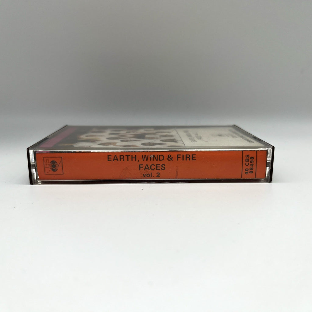 Earth Wind and Fire Faces Vol 2 Musicassetta MC CBS 1980 Funk Soul Testata