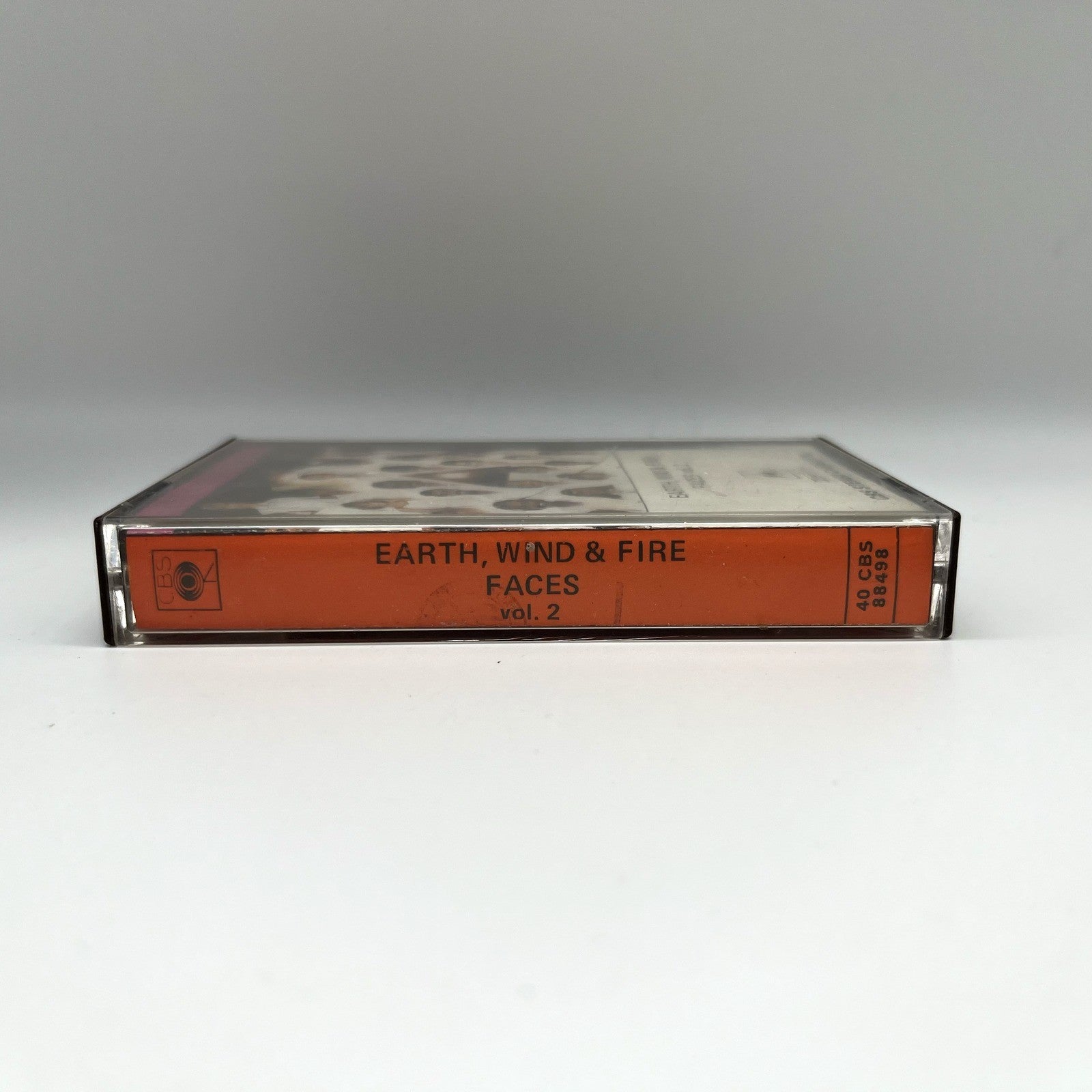 Earth Wind and Fire Faces Vol 2 Musicassetta MC CBS 1980 Funk Soul Testata