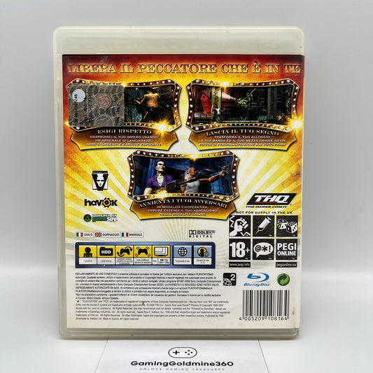 Saints Row 2 PS3 Italiano PAL senza manuale THQ Sony PlayStation 3