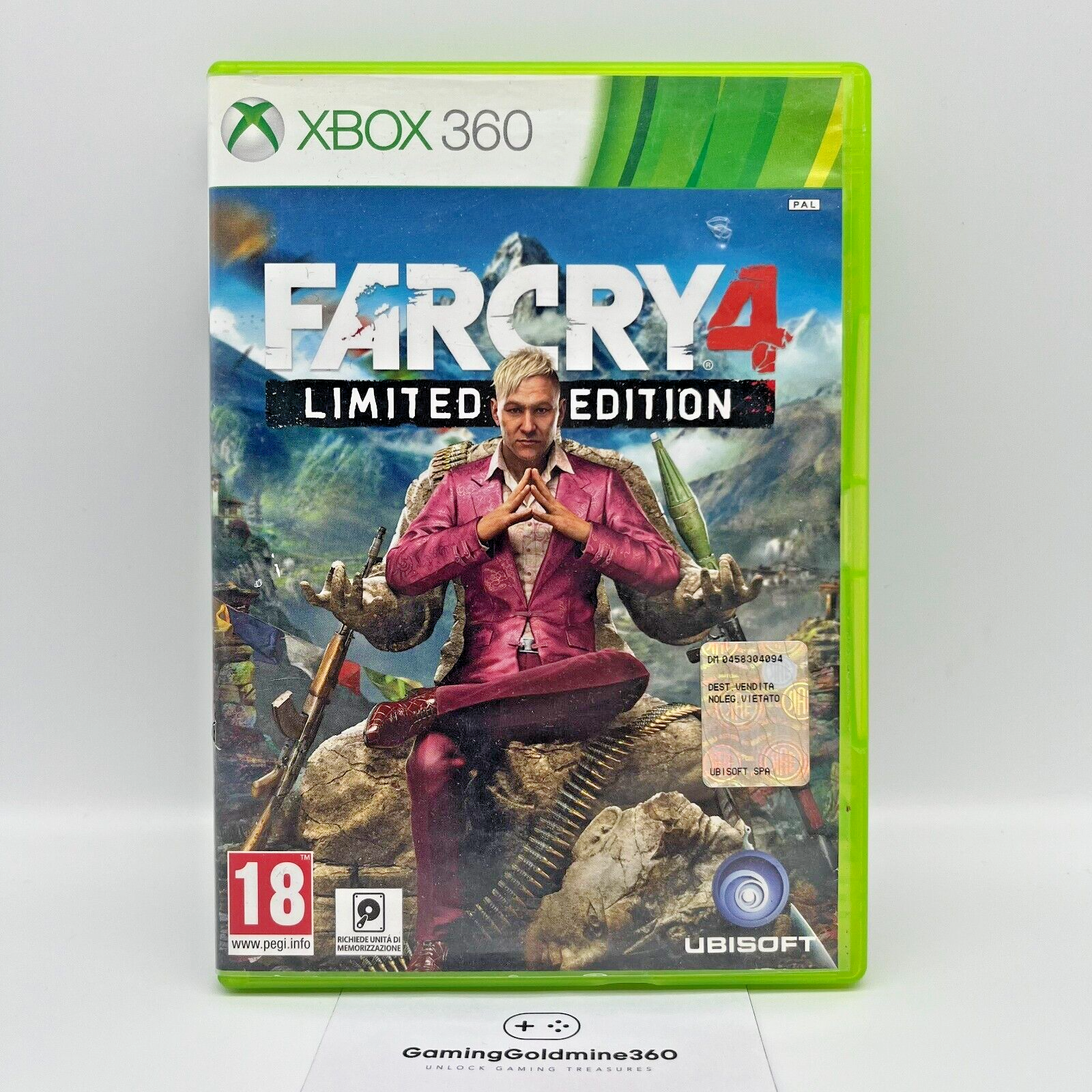 FarCry 4 Limited Edition Xbox 360 Italiano PAL senza manuale Ubisoft Far Cry 4