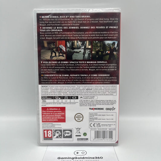 Stubbs the Zombie in Rebel Without a Pulse Nintendo Switch ITALIANO NUOVO SIGILL