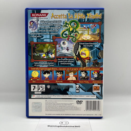 Xiaolin Showdown PS2 Italiano PAL Warner Konami Sony Playstation 2 Prima Stampa