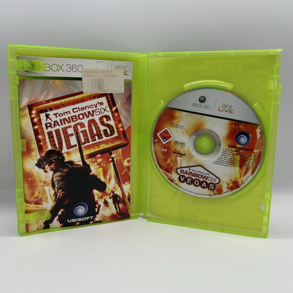Tom Clancy's Rainbow Six Vegas 1 + 2 Lotto 2 Giochi Xbox 360 PAL Ubisoft FPS