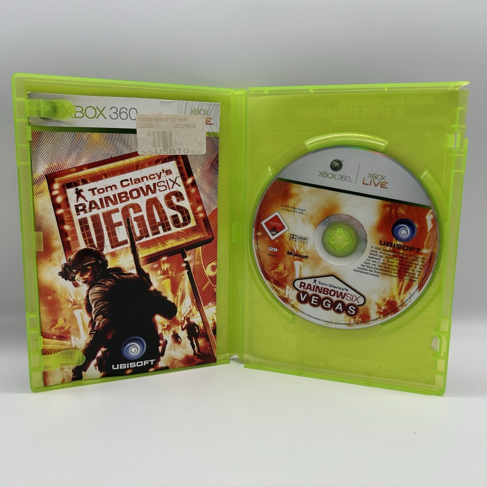Tom Clancy's Rainbow Six Vegas 1 + 2 Lotto 2 Giochi Xbox 360 PAL Ubisoft FPS