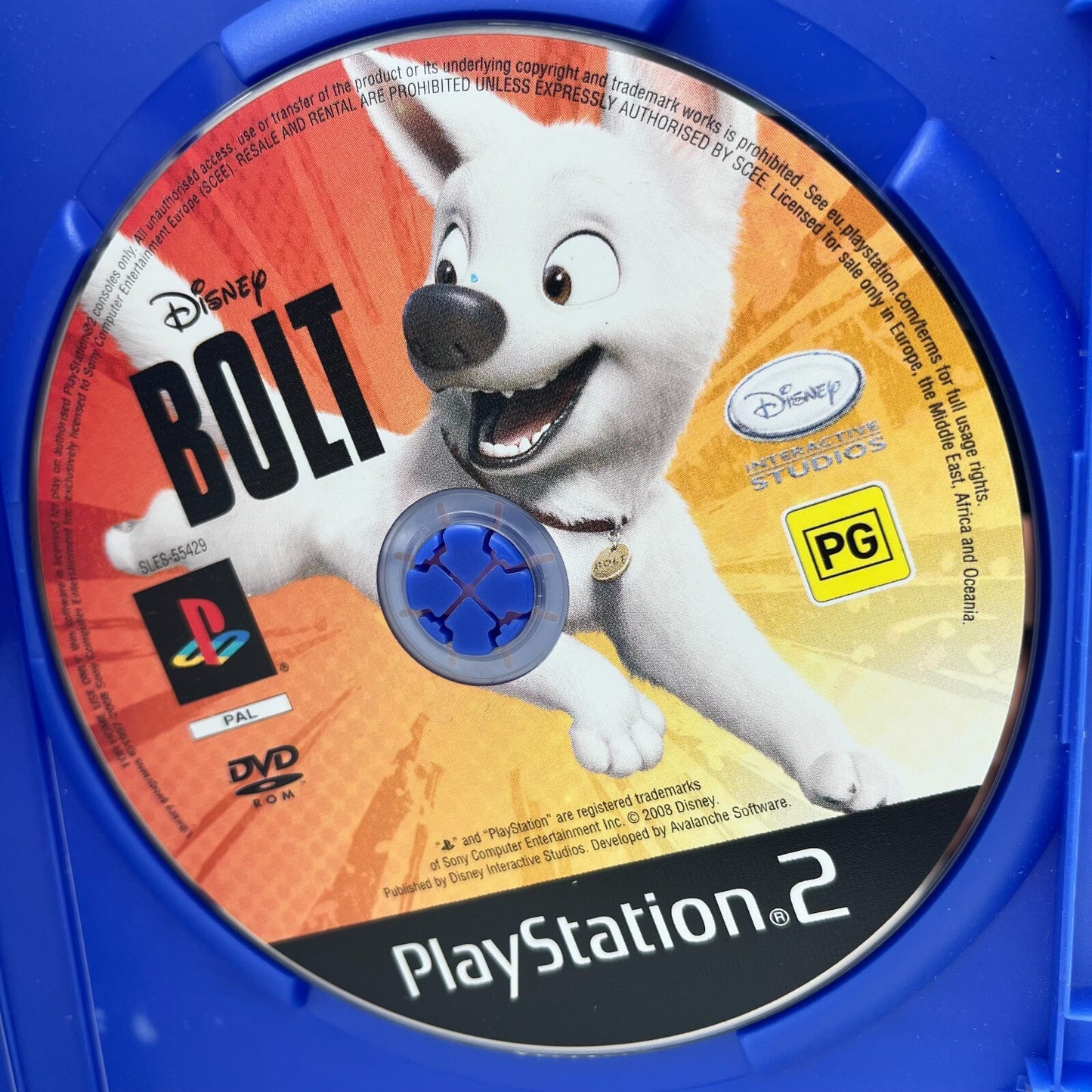 BOLT Un Eroe a 4 Zampe PS2 Italiano Completo Manuale Disney Sony PlayStation 2