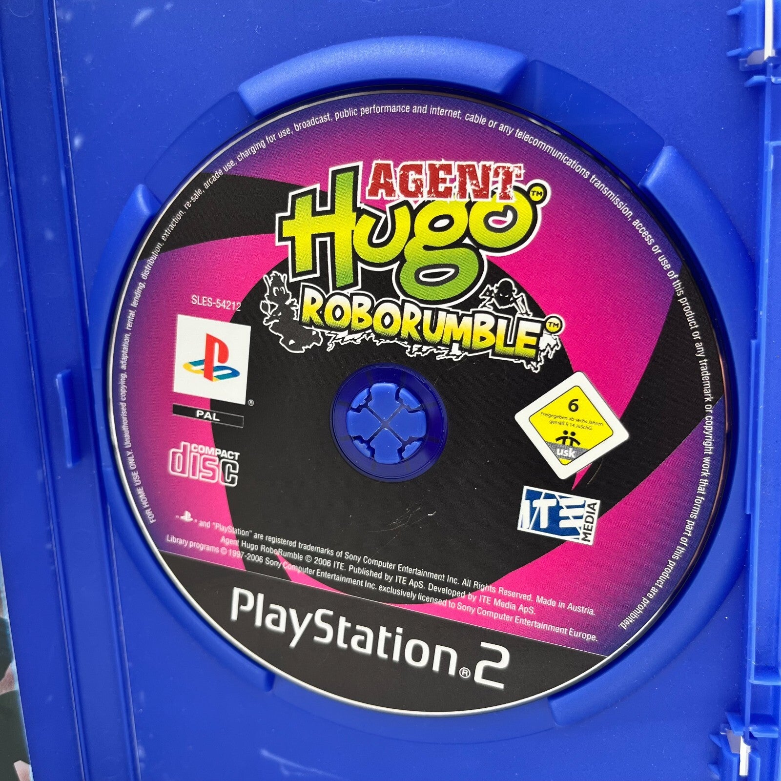 Agent Hugo RoboRumble PS2 Italiano Completo con Manuale PAL Sony PlayStation 2