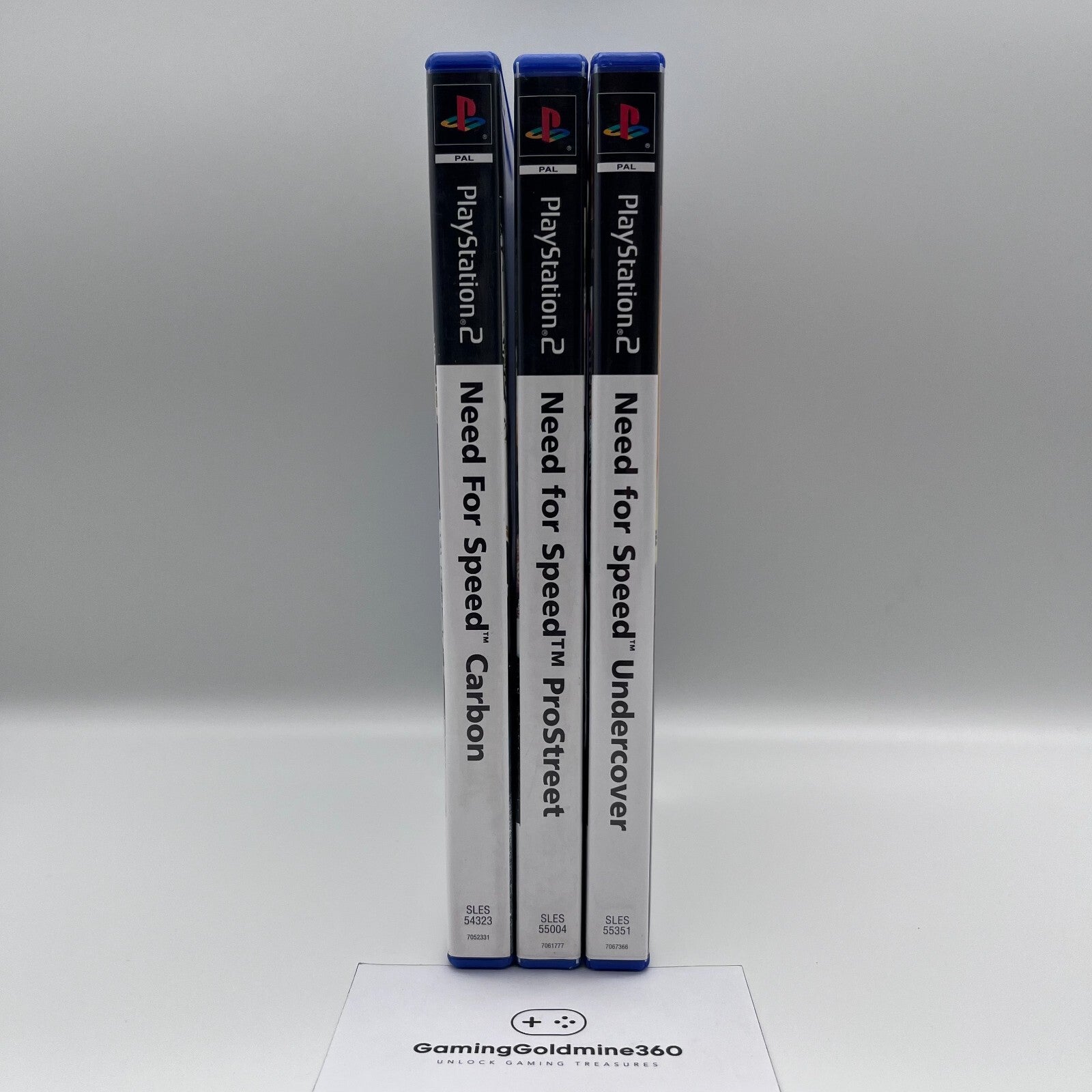 NEED FOR SPEED Carbon + Pro Street + Undercover PS2 Italiano PAL PlayStation 2