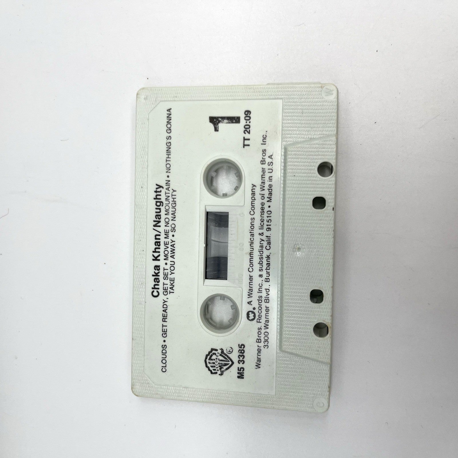 Chaka Khan Naughty Musicassetta MC Cassette Warner 1980 Funk Soul R&B Testata
