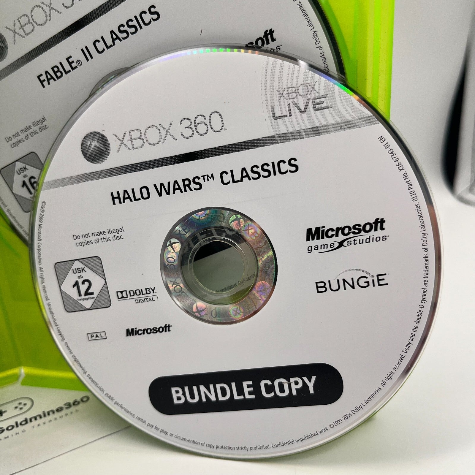 Fable II 2 + Halo Wars XBOX 360 Italiano Completi con Manuali Gioco Microsoft