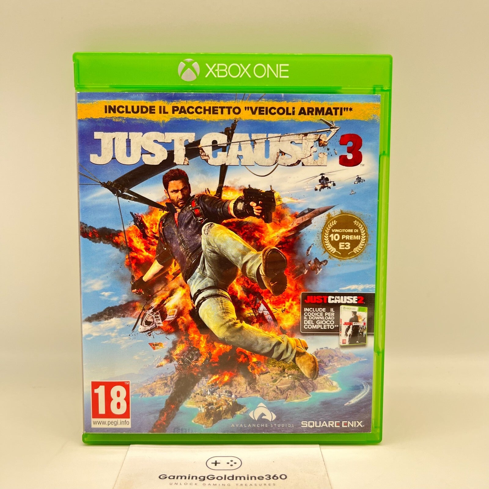 Just Cause 3 Xbox One Italiano Completo SquareEnix Microsoft Videogioco OTTIMO