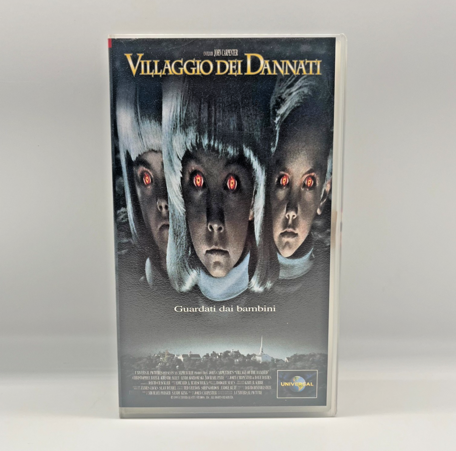VHS Villaggio dei Dannati 🎬 John Carpenter 1995 Ita Horror Universal CIC Rara