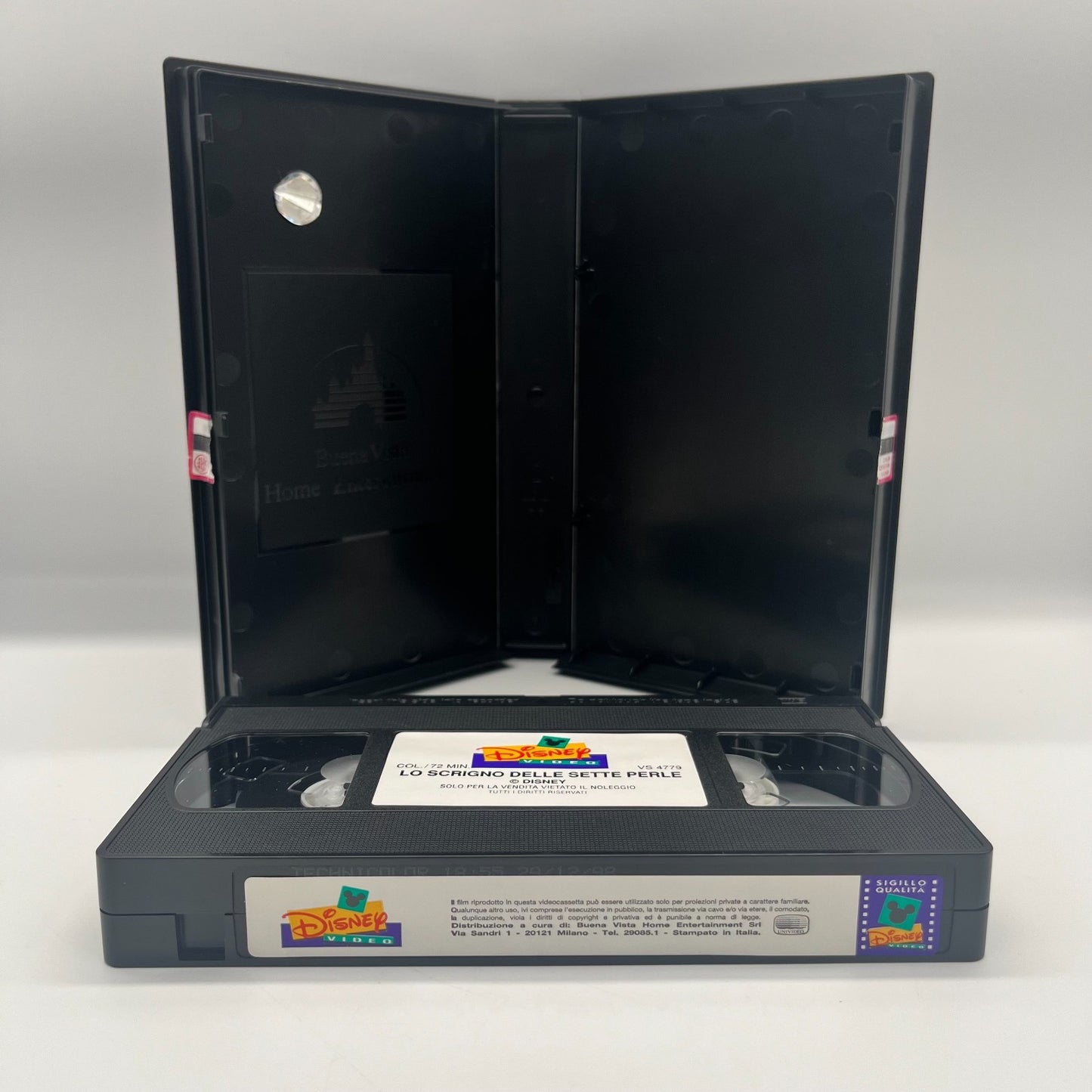 🎬 VHS Disney Lo Scrigno delle Sette Perle (1948) Classico Walt Disney ITA RARO
