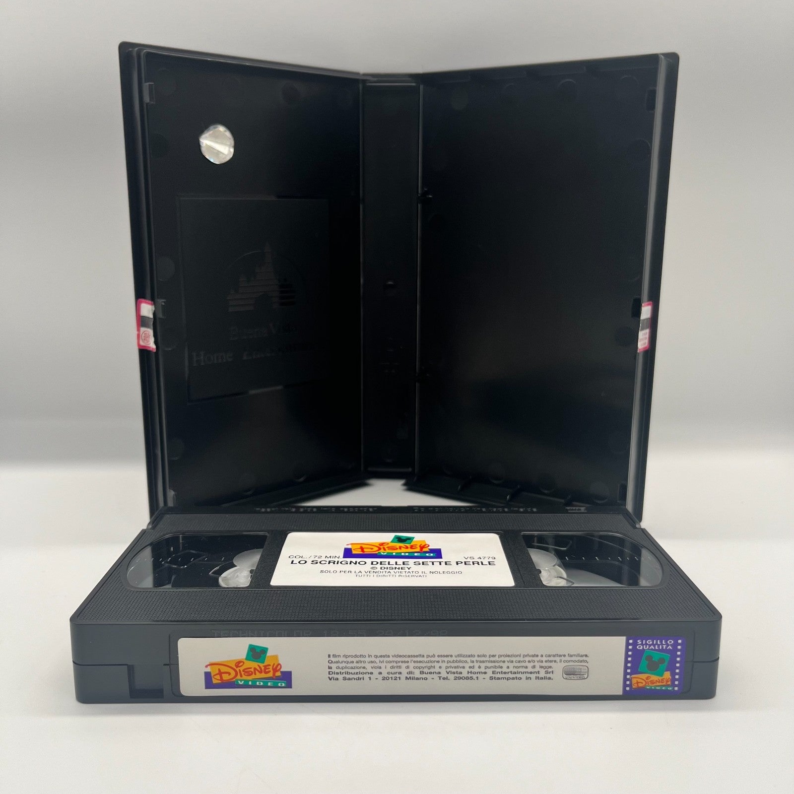 🎬 VHS Disney Lo Scrigno delle Sette Perle (1948) Classico Walt Disney ITA RARO