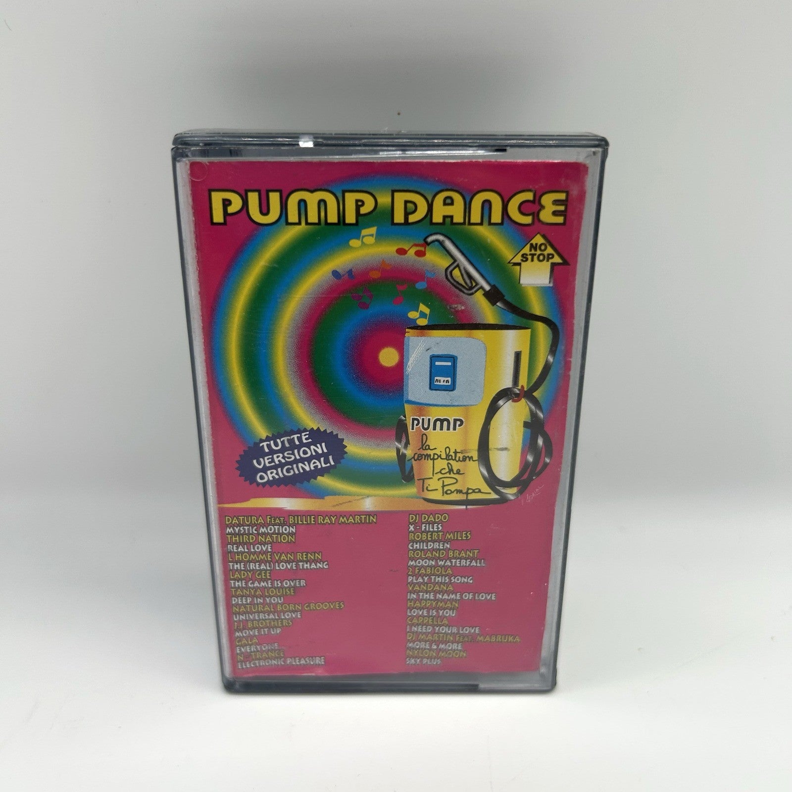 Pump Dance Musicassetta MC Compilation Dance Anni 90 Versioni Originali Testata