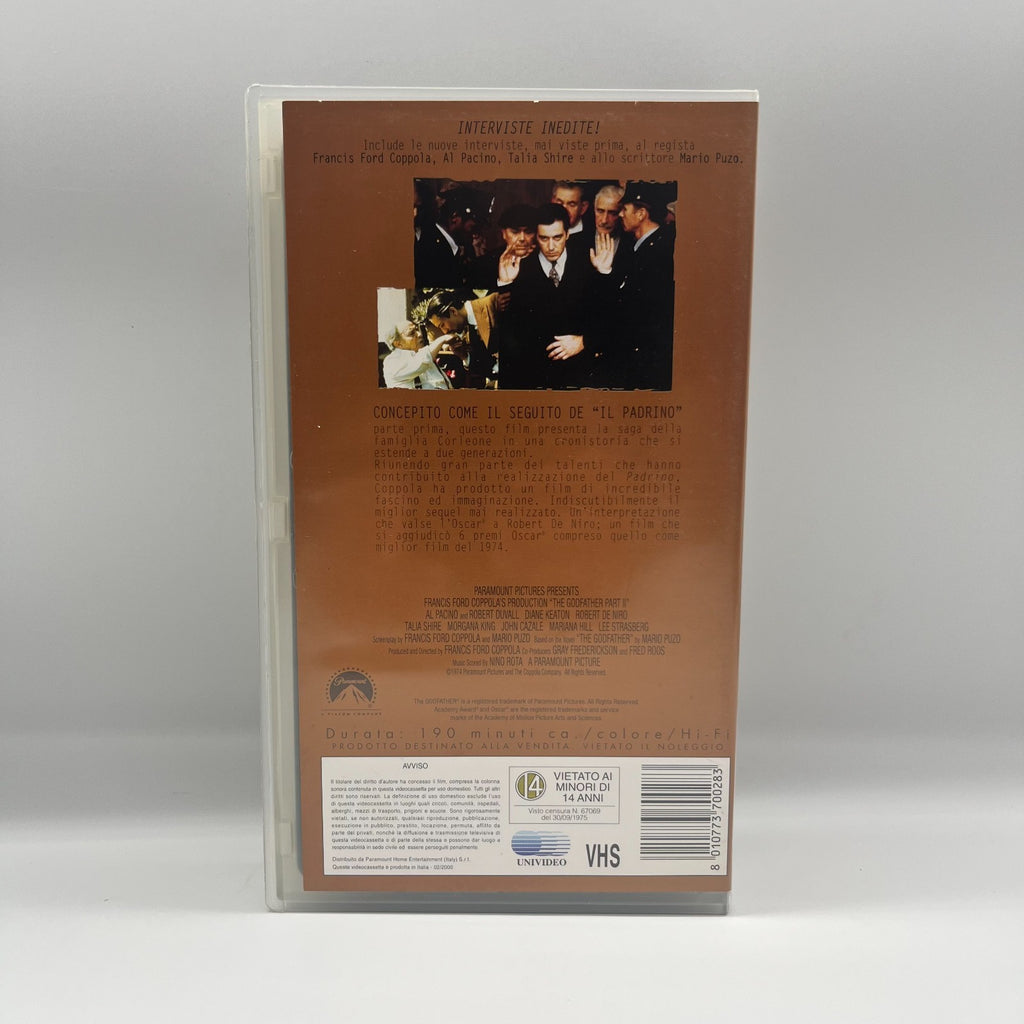 Il Padrino Trilogia VHS Box Set 🎬 25° Anniversario Ita Paramount Coppola Raro