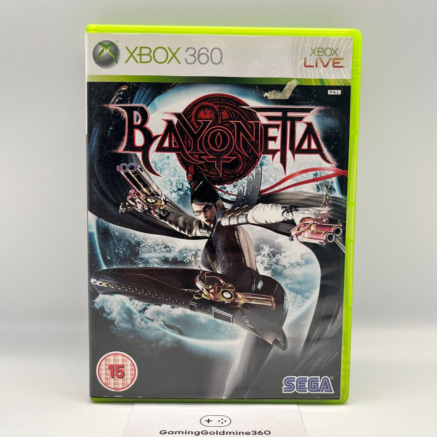 BAYONETTA Xbox 360 Completo con Manuale PAL Gioco Sega Microsoft OTTIMO