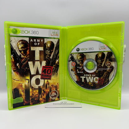 Army of Two 40° Giorno Xbox 360 Italiano Completo con Manuale PAL EA Microsoft