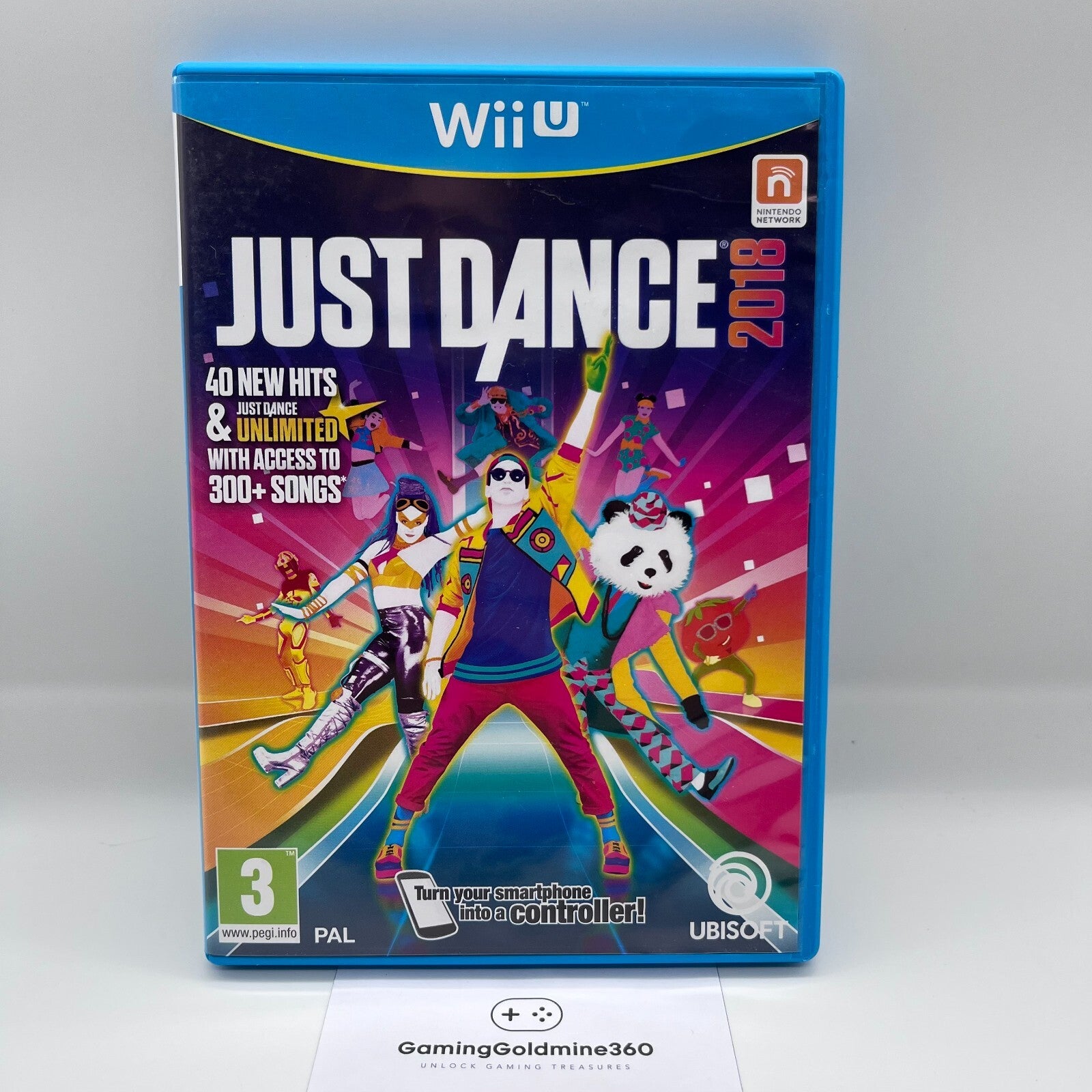 JUST DANCE 2018 Nintendo Wii U Italiano PAL Completo con Manuale COME NUOVO