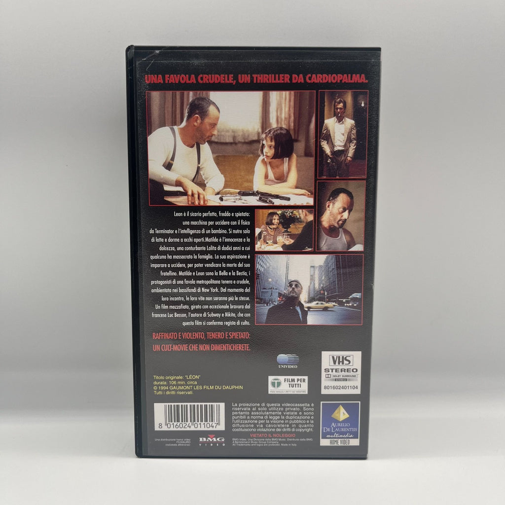 Léon VHS 1994 Jean Reno Natalie Portman Gary Oldman Filmauro BMG Video Thriller