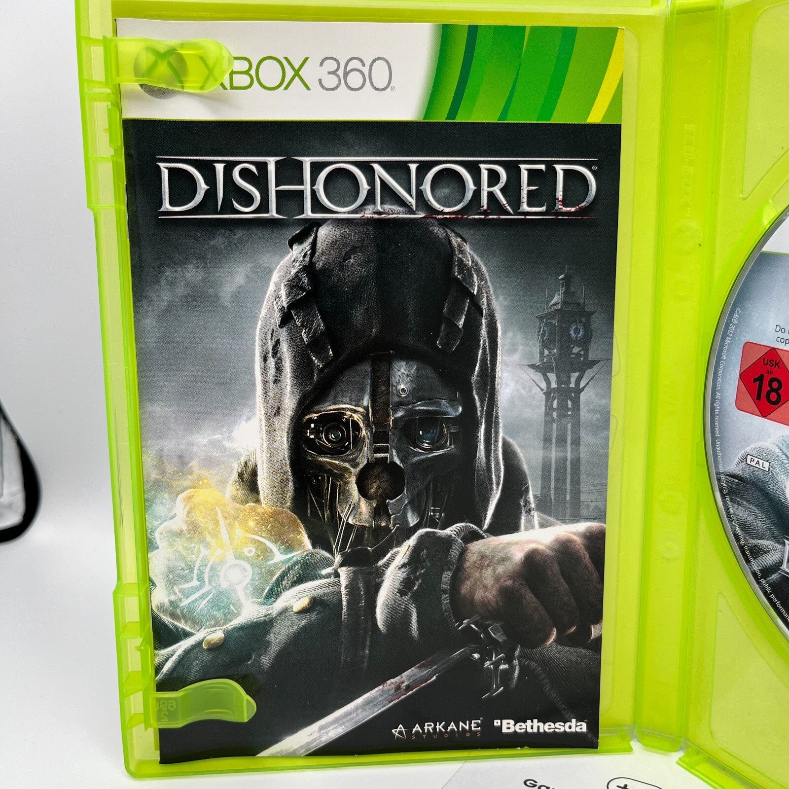 Dishonored Xbox 360 Italiano Completo con Manuale PAL Bethesda Microsoft OTTIMO