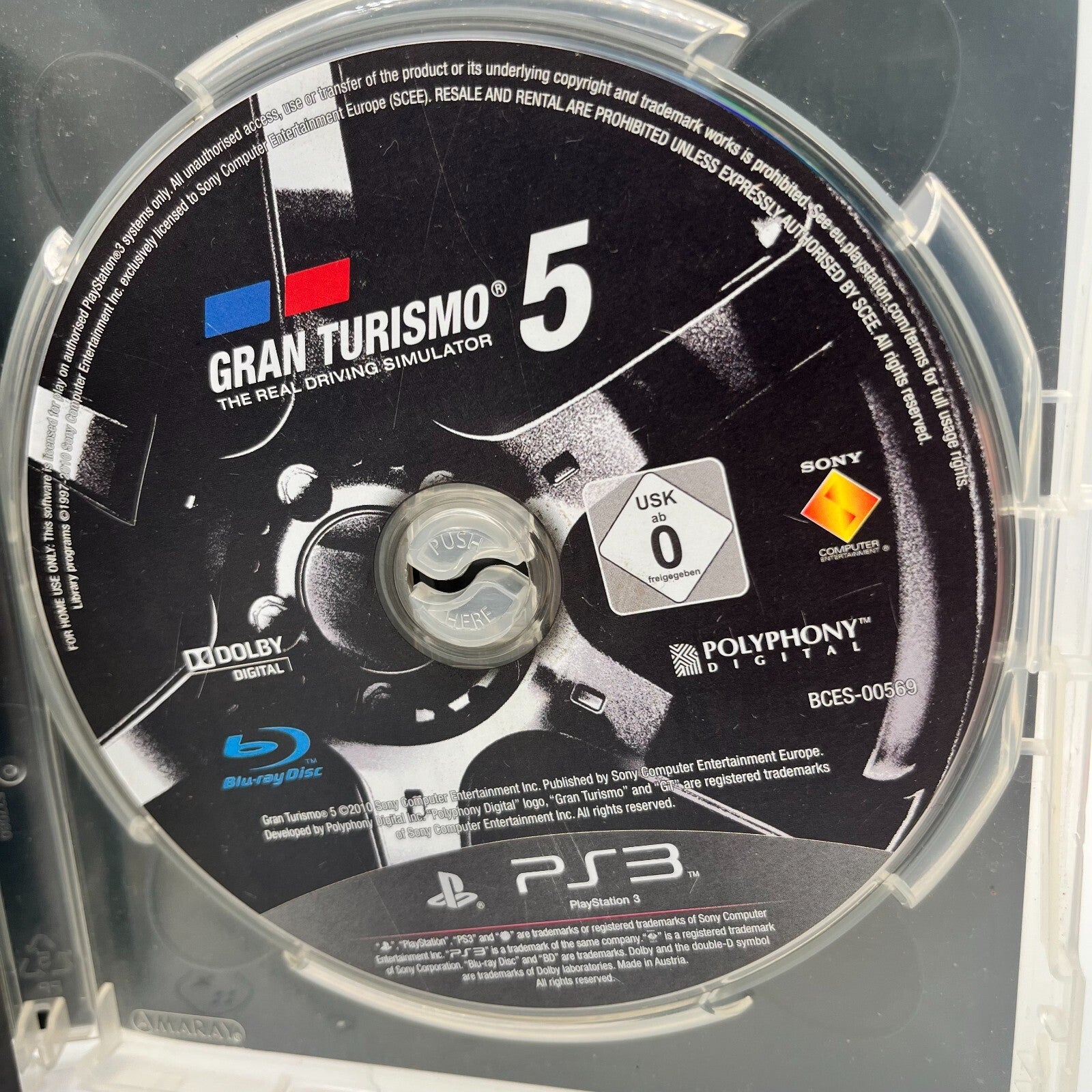 Gran Turismo 5 PS3 Italiano Completo con Manuale PAL Sony PlayStation 3 OTTIMO