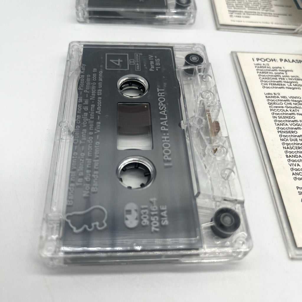 Pooh Palasport Musicassetta Doppia MC CGD 1982 Live Italiana Vintage Testata