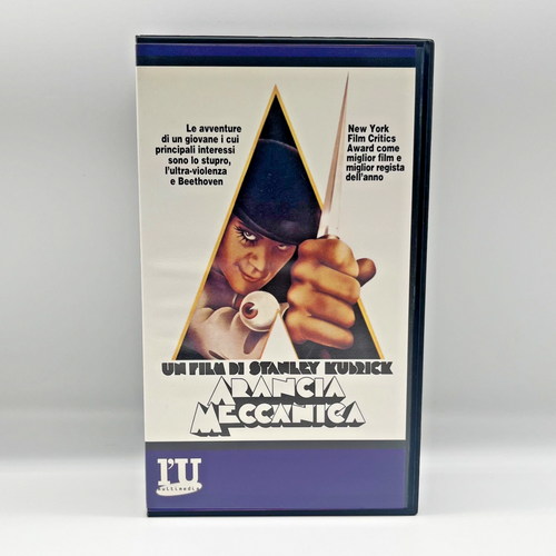 VHS Arancia Meccanica ITA Stanley Kubrick 1971 Ed. L’Unità Raro