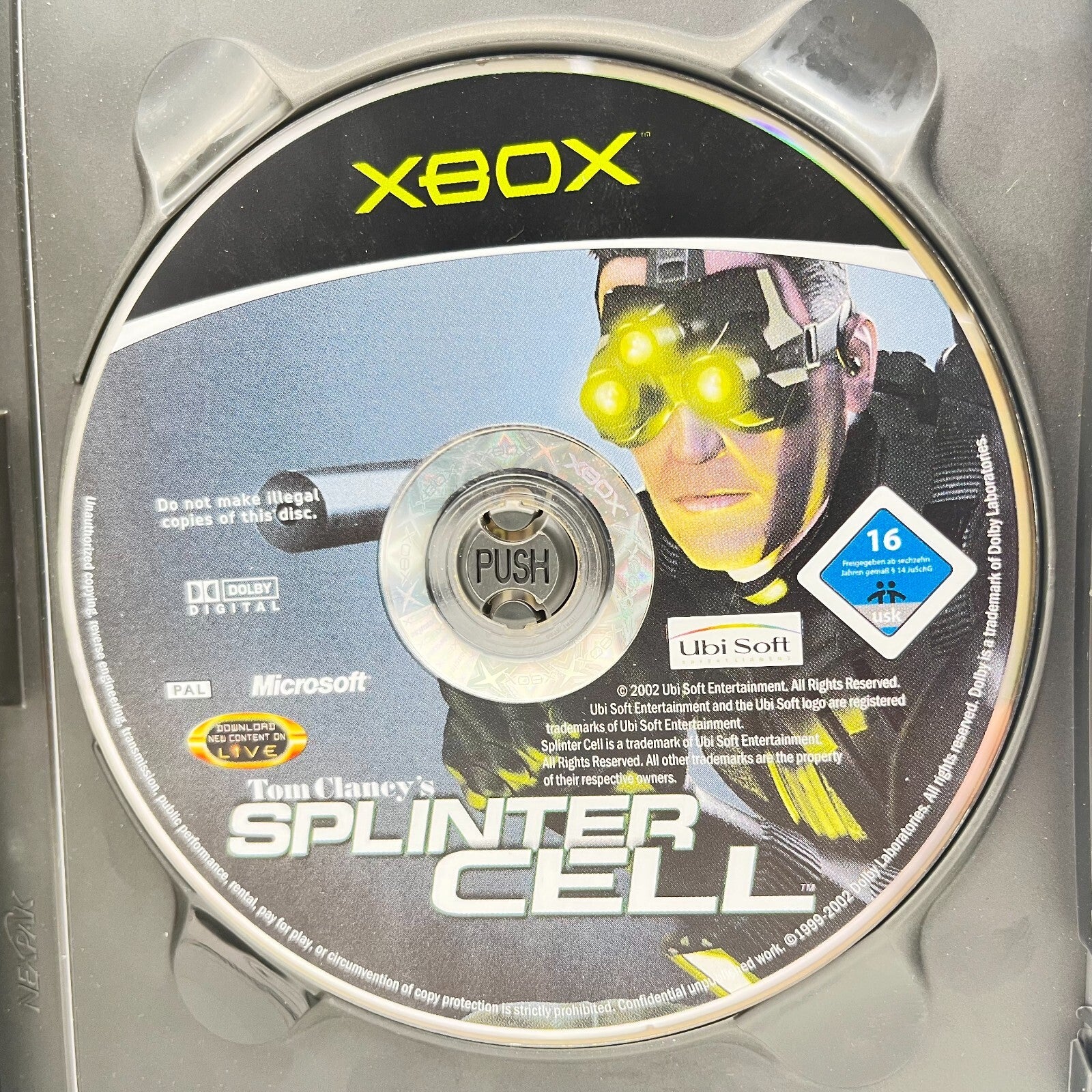 Tom Clancy's Splinter Cell Xbox Italiano Completo PAL Ubisoft Microsoft Xbox360