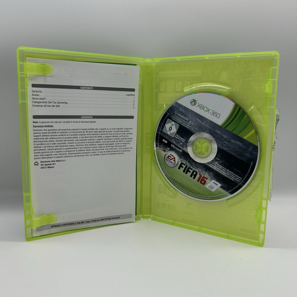 FIFA 16 Xbox 360 PAL ITA EA Sports Calcio Completo Manuale Testato Funzionante