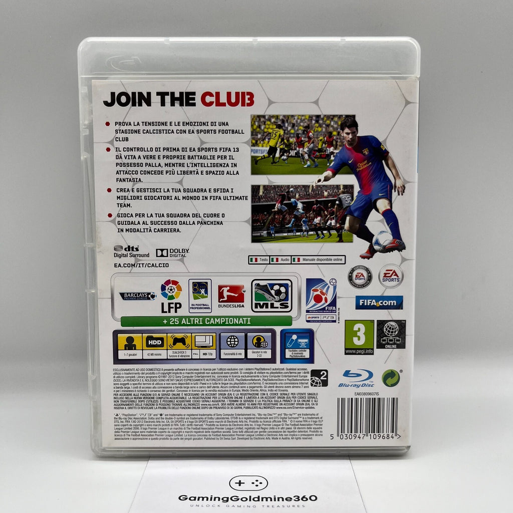 FIFA 13 PS3 Italiano Completo con Manuale PAL EA Sports Sony PlayStation 3 OTTIM