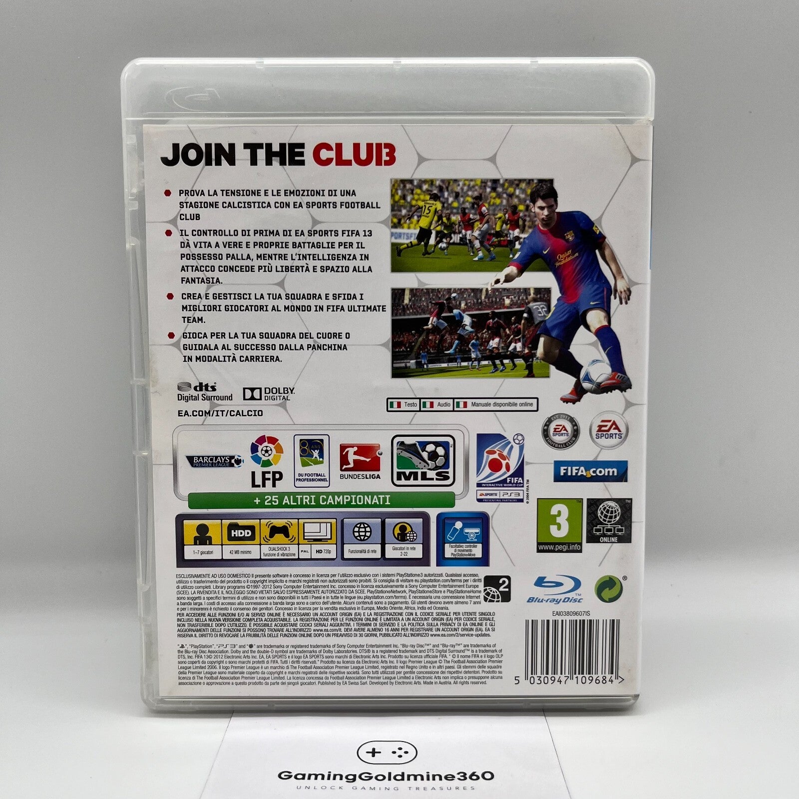 FIFA 13 PS3 Italiano Completo con Manuale PAL EA Sports Sony PlayStation 3 OTTIM