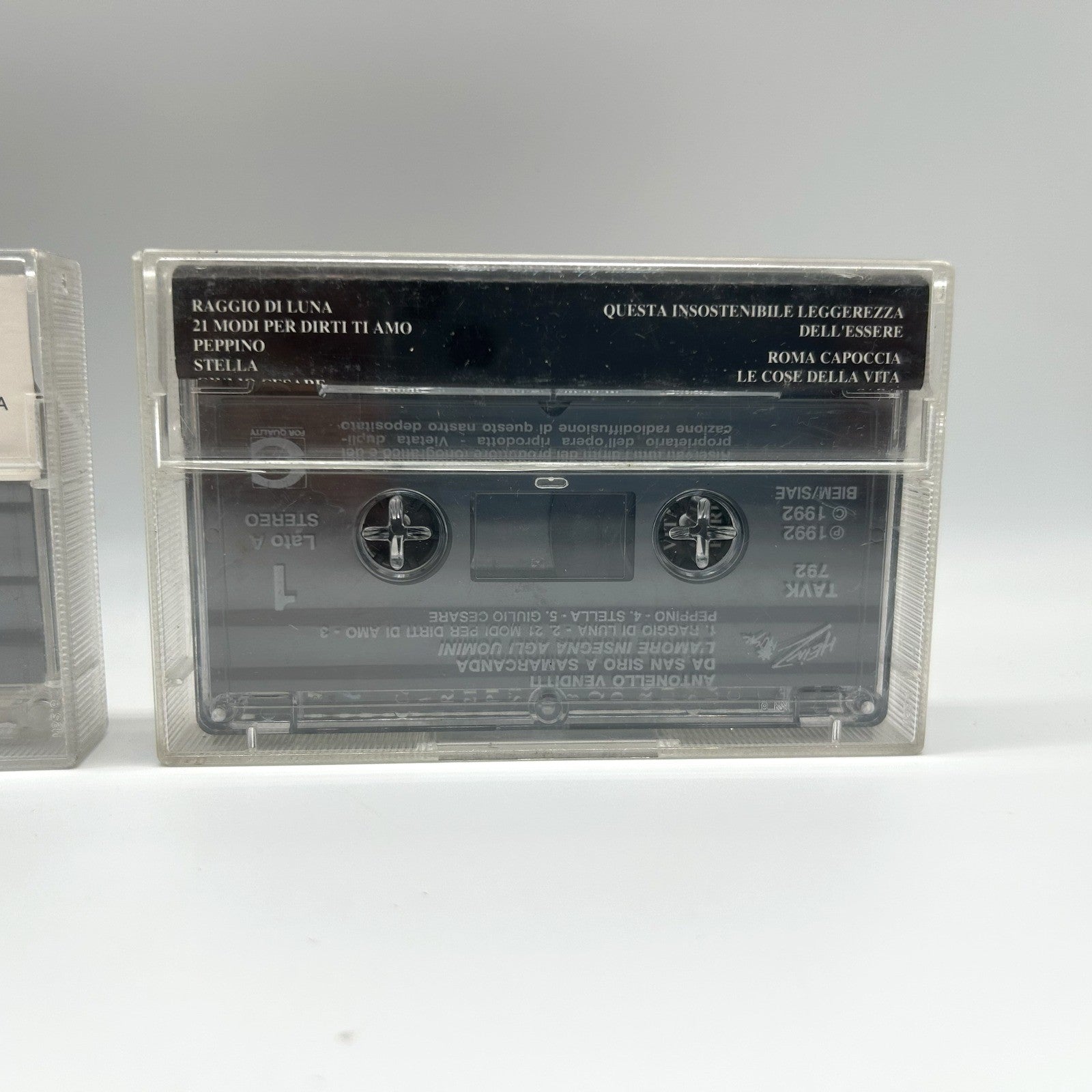 Antonello Venditti Lotto 3 Musicassette MC Centocitta Circo Massimo San Siro