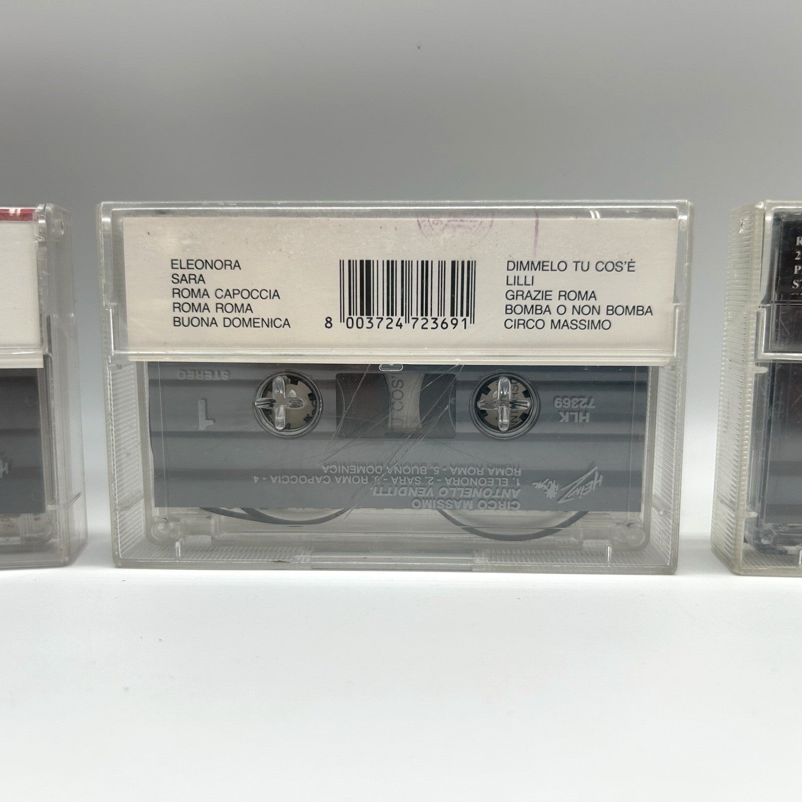 Antonello Venditti Lotto 3 Musicassette MC Centocitta Circo Massimo San Siro