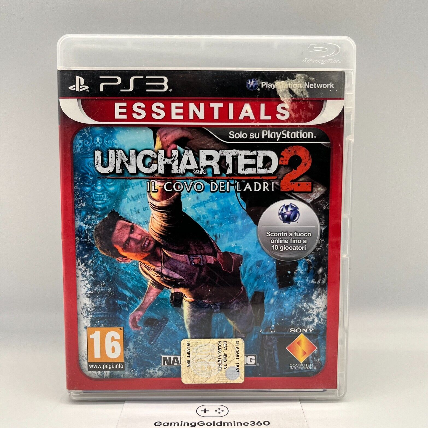 UNCHARTED 2 il Covo dei Ladri PS3 Italiano Completo PAL Gioco Sony PlayStation 3