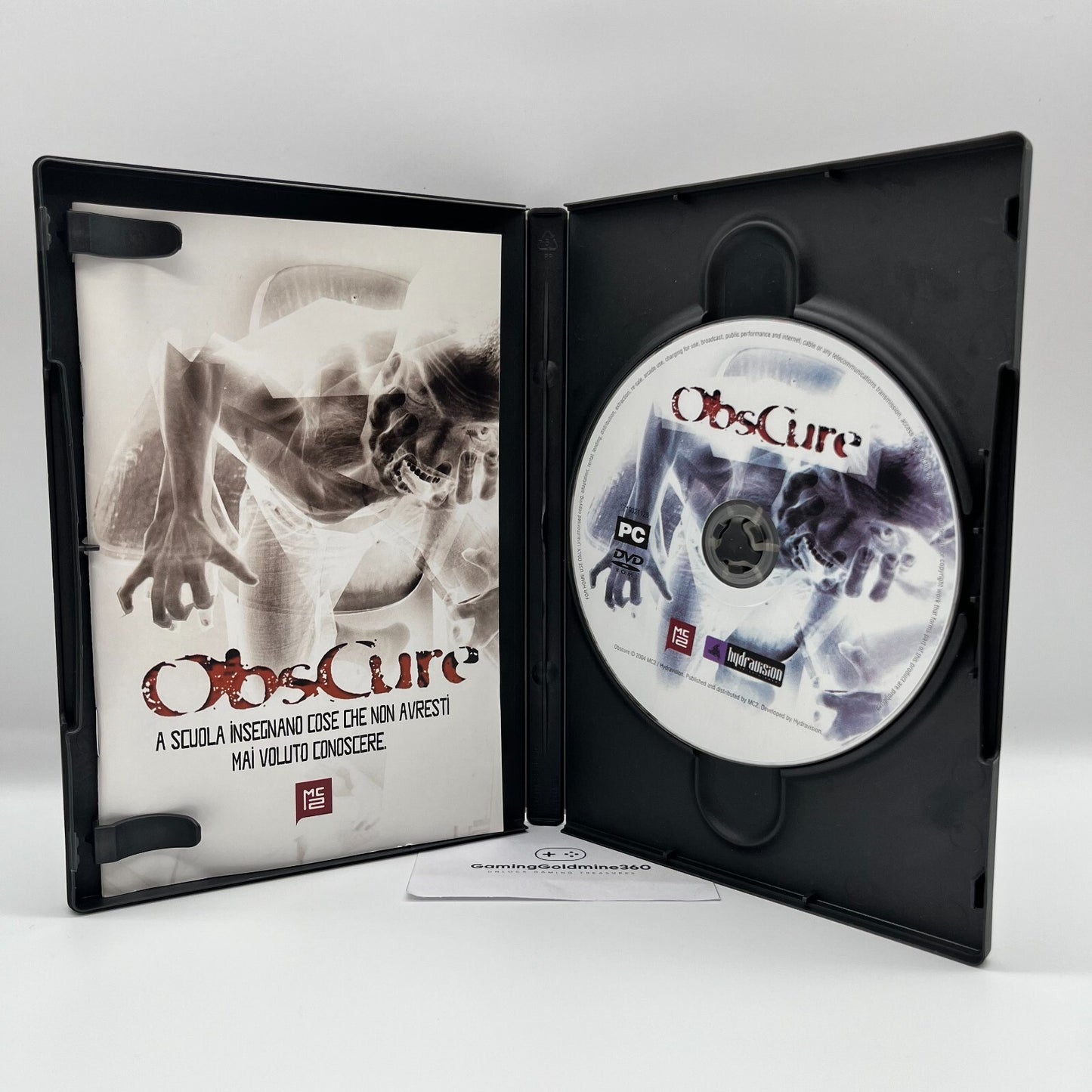 ObsCure PC DVD-Rom Italiano Completo con Manuale Gioco Computer MC2 HydraVision