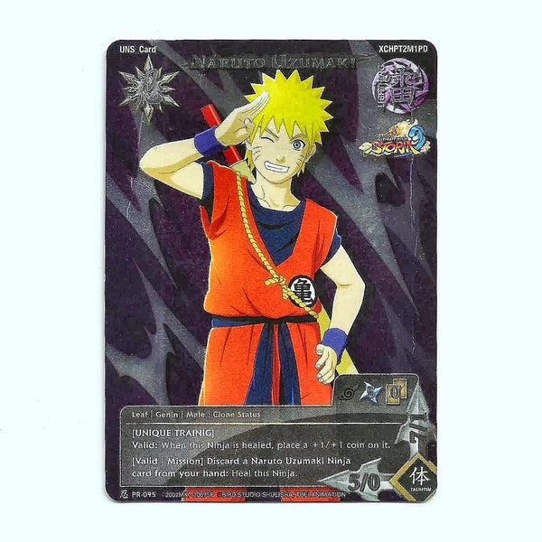 Naruto Uzumaki x Goku – Carta Promo PR-095 FOIL (Ultimate Ninja Storm 3, 2013)