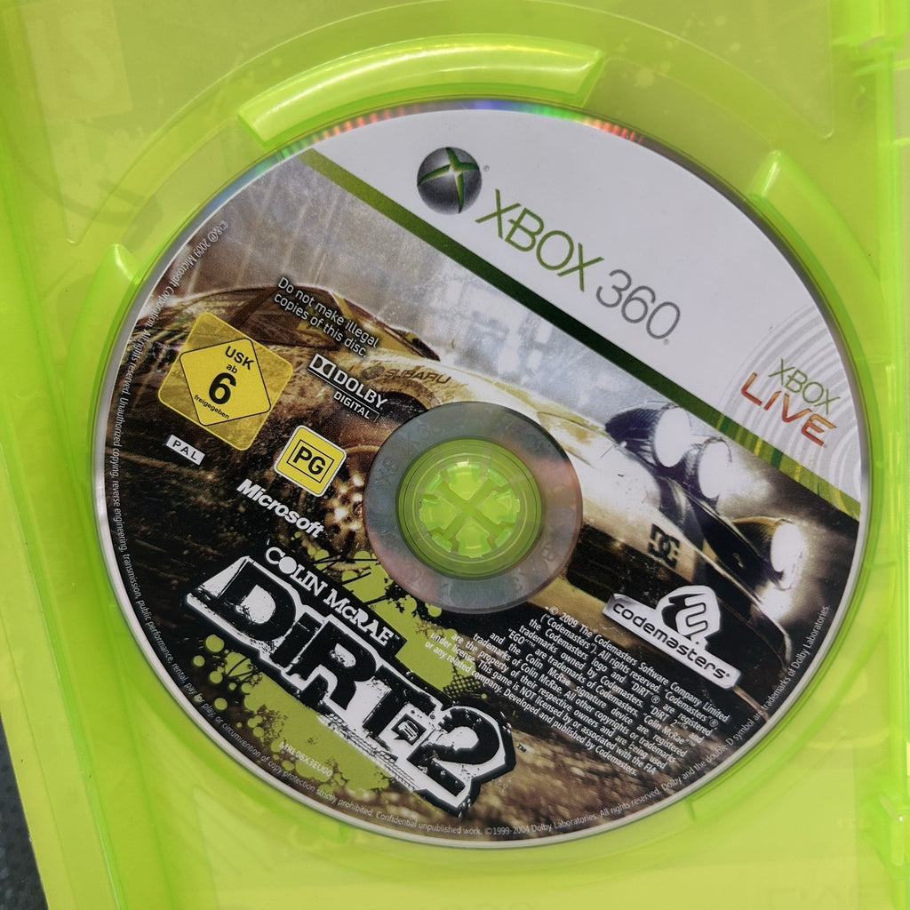 Colin McRae DiRT 2 Xbox 360 PAL ITA Codemasters Rally Corse Completo Testato