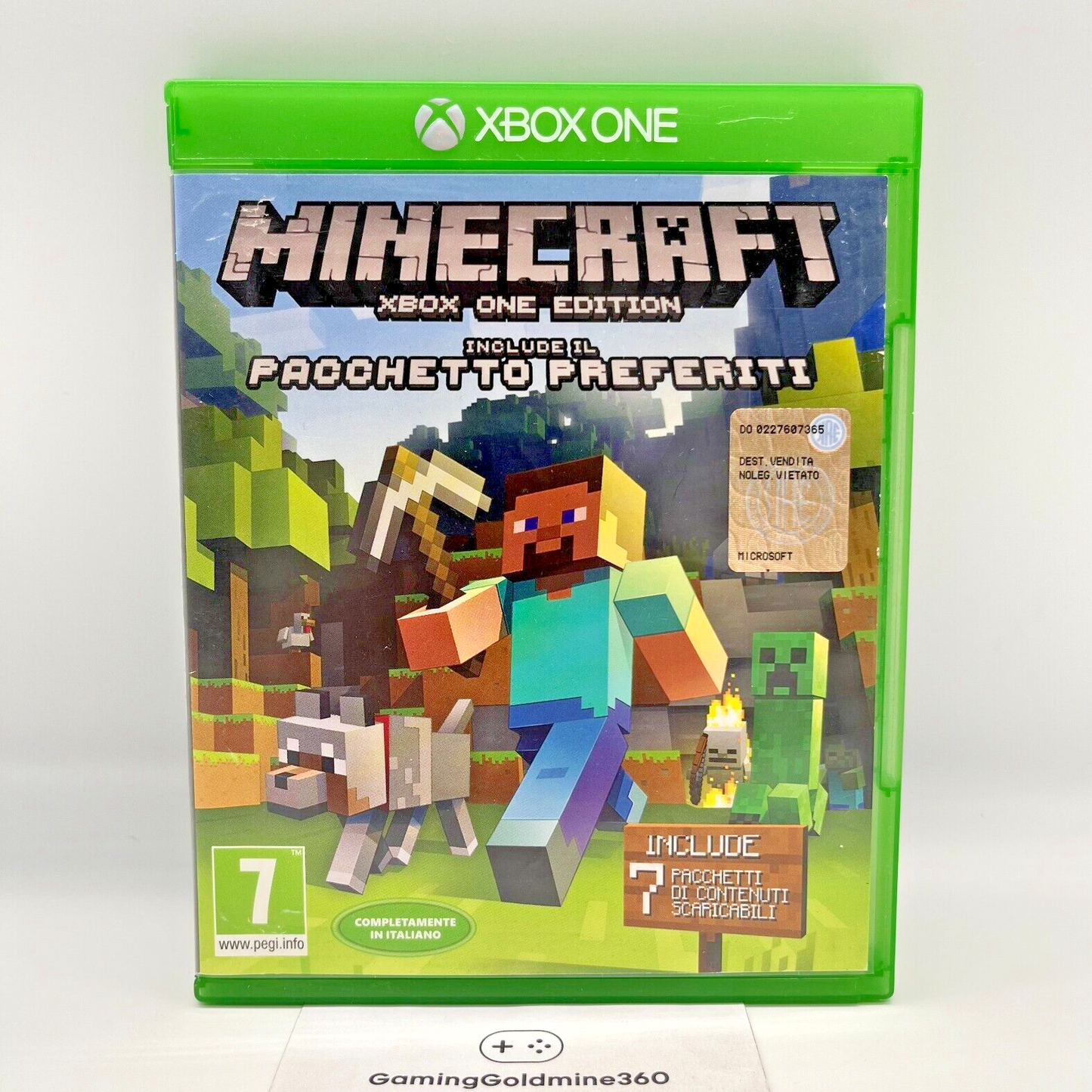 MINECRAFT Xbox One Edition Include il Pacchetto Preferiti Italiano Mojang OTTIMO