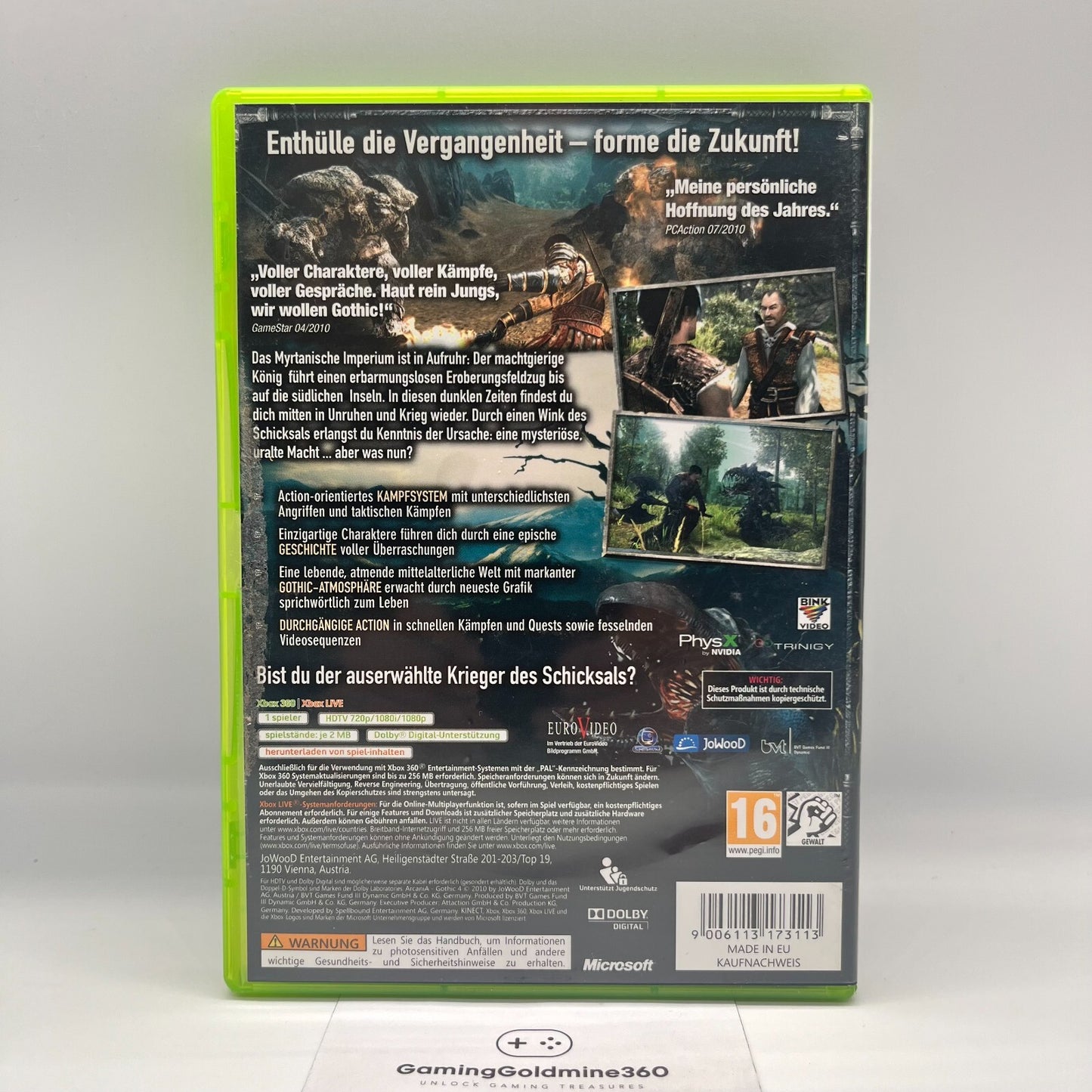 Arcania Gothic 4 Xbox 360 Completo con Manuale PAL Multilingua Microsoft OTTIMO