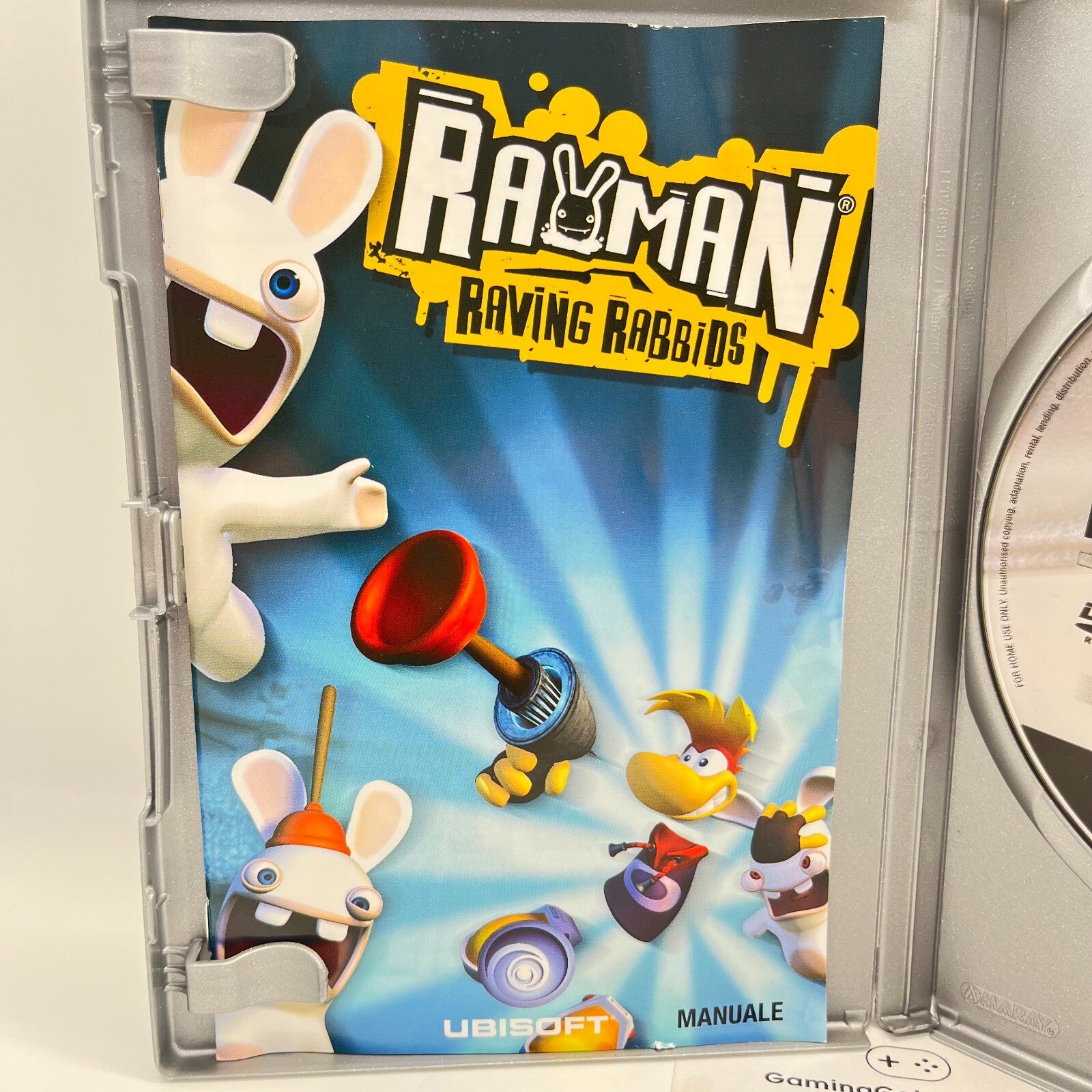 Rayman Raving Rabbids PS2 Italiano Completo Sony PlayStation 2 PAL OTTIMO