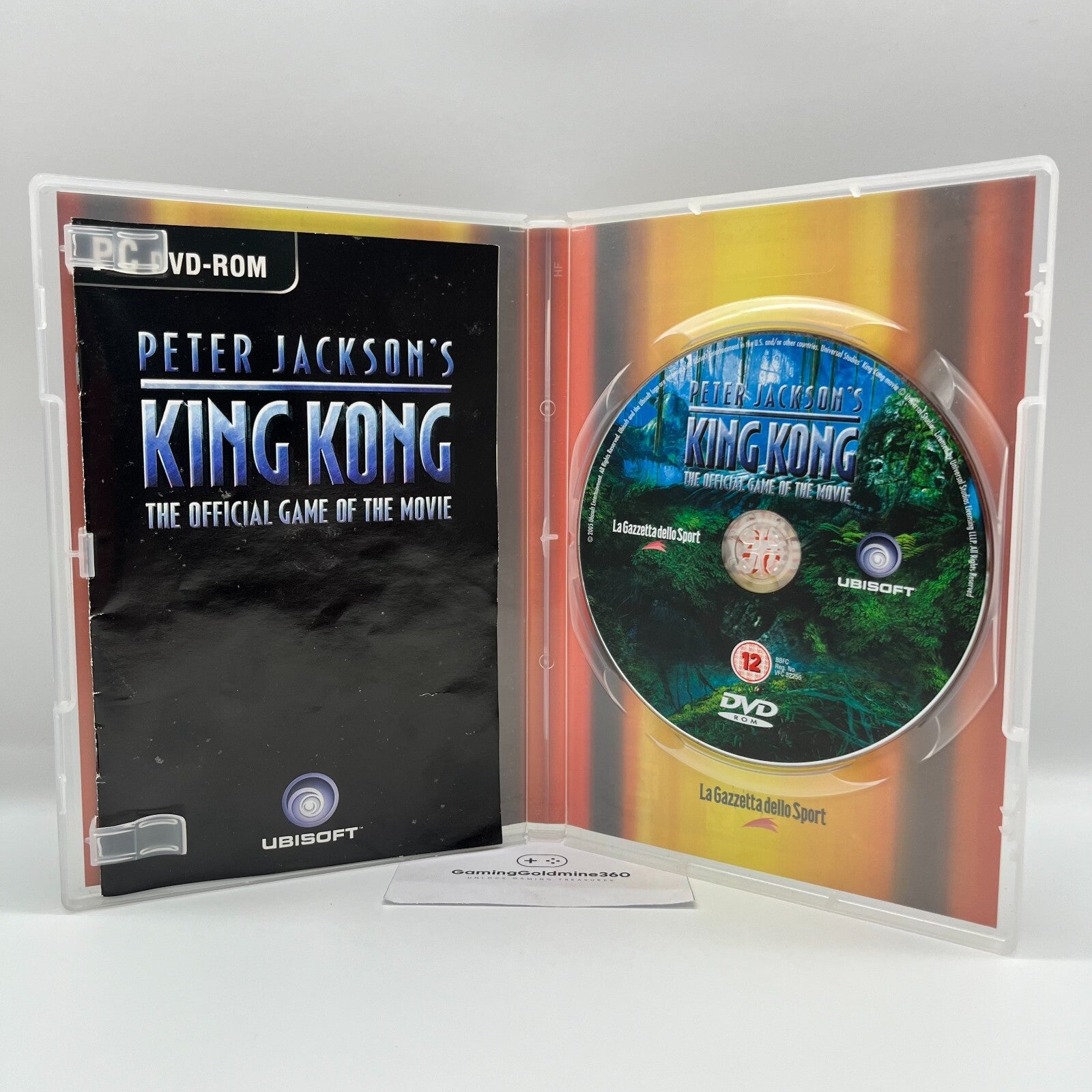 Peter Jackson's KING KONG PC Italiano Gioco Computer Ubisoft COMPLETO con Manual